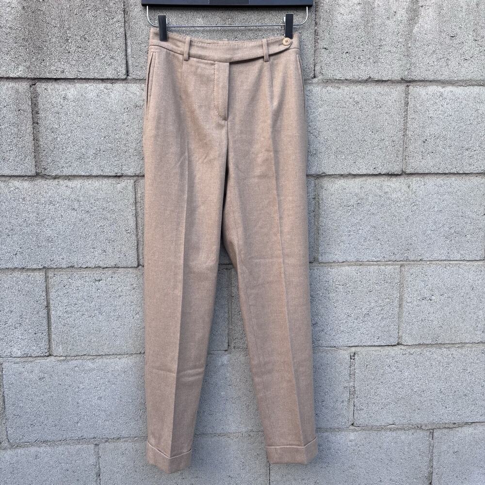 Loro Piana Cashmere Silk Trousers Women’s Pants Tan Sz Japan 38 24x30